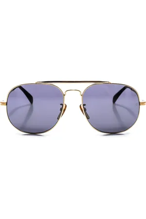 DB EYEWEAR BY DAVID BECKHAM Accessoarer, Herr, ONE Size, Fyrkantiga Metall Solglasögon