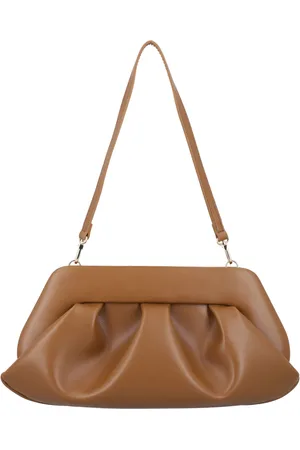 THEMOIRÈ Väska, Dam, ONE Size, Läder, Karamell Veganläder Clutch Handväska
