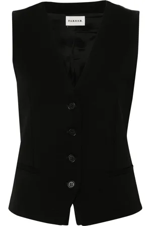 P.A.R.O.S.H. Jacka, Dam, M, Svart Gilet Väst 013