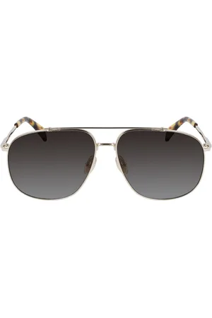 Lanvin Accessoarer, Herr, ONE Size, Aviator Metall Solglasögon