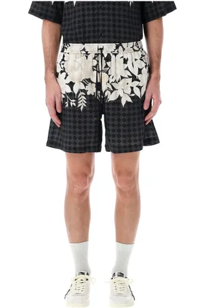 AMIRI Shorts, Herr, M, Svarta Blomsterträdgårdsshorts