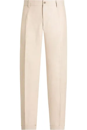 Dolce & Gabbana Byxor, Herr, M, Linne, Linnebyxor Elegant Stil