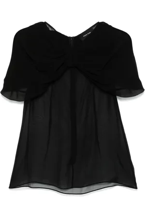 Simone Rocha Blusar & Skjortor , Dam, S, Bågdetalj Figursydd Topp