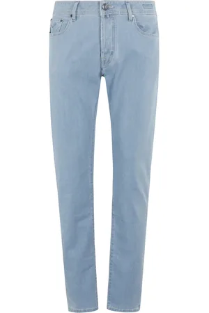 Jacob Cohen Jeans, Herr, W37, Denim, Slim Fit Denim Stone Jeans