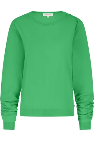 Fabienne Chapot Stickade tröjor & koftor, Dam, 2Xl, Polyester, Molly Scrunch Pullover