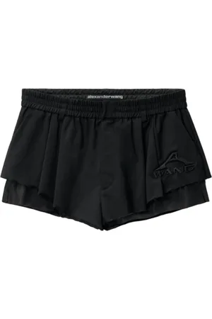 Alexander Wang Shorts, Dam, S, Flared Wool Blend Shorts