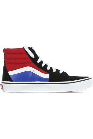 Vans Skor, Herr, 37 EU, Läder, Svarta Läderhöga Sneakers