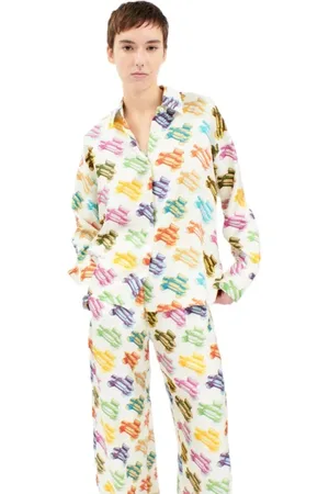 ODEEH Blusar & Skjortor , Dam, S, Bomull, Poolstolar Blus Oversized Axel