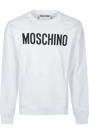 Moschino Sweatshirts & Hoodies, Herr, L, Tryckt Sweatshirt för Stiligt Utseende