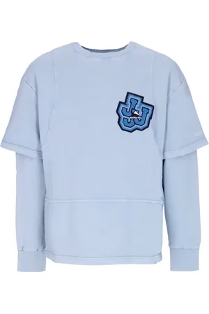 MAUNA KEA Sweatshirts & Hoodies, Herr, XL, Bomull, Lättvikts Crewneck Sweatshirt Triple J Cyan