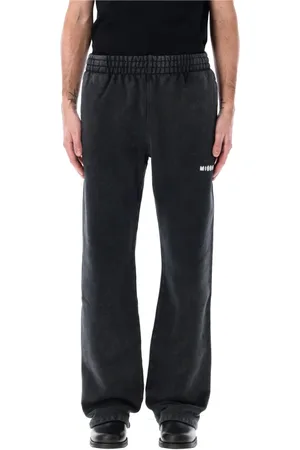 MISBHV Byxor, Herr, M, Bomull, Svarta Community Sweatpants med Grafiskt Logotyp