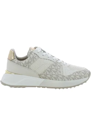 Michael Kors Skor, Dam, 41 1/2 EU, Ecru Jaime Trainer Damskor