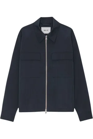 NN.07 Jacka, Herr, L, Polyester, Marinblå Vattentät Lätt Jacka