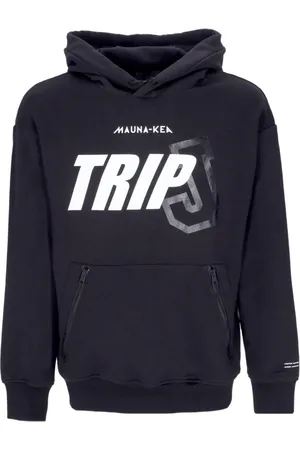 MAUNA KEA Sweatshirts & Hoodies, Herr, XL, Bomull, Svart Lättvikts huvtröja med Triple J