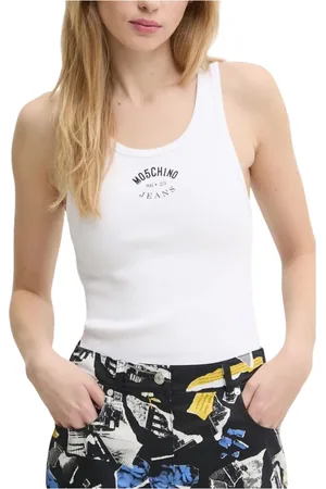 Moschino Topp, Dam, M, Vit Topp för Kvinnor