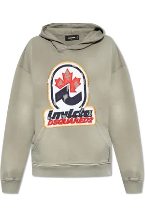 Dsquared2 Sweatshirts & Hoodies, Herr, L, Bomull, Sweatshirt med logotyp