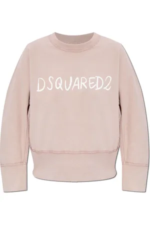 Dsquared2 Sweatshirts & Hoodies, Dam, 2Xs, Bomull, Sweatshirt med logotyp