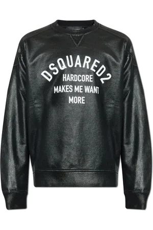 Dsquared2 Sweatshirts & Hoodies, Herr, L, Bomull, Sweatshirt med logotyp
