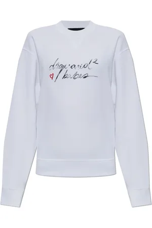 Dsquared2 Sweatshirts & Hoodies, Dam, XS, Bomull, Tryckt Sweatshirt
