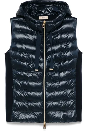 HERNO Jacka, Dam, S, Polyester, Blå Stickad Jacka