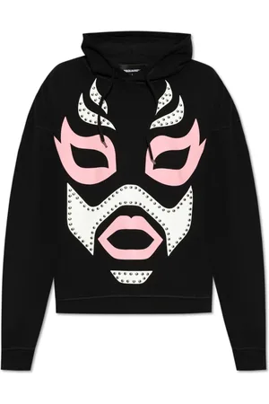 Dsquared2 Sweatshirts & Hoodies, Herr, L, Bomull, Sweatshirt med applikation