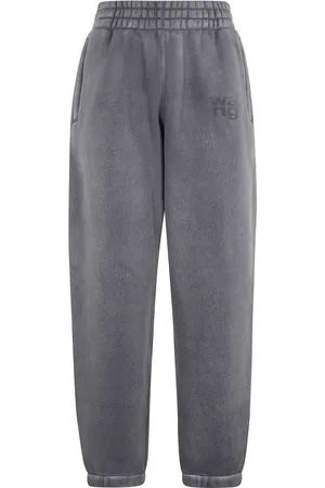 Alexander Wang Byxor, Dam, 2Xs, Klassiska Terry Sweatpants med Puff Paint Logo