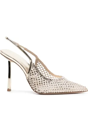 LE SILLA Skor, Dam, 37 EU, Kristall Stiletto Klackar med Elastisk Rem