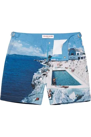 Orlebar Brown Badkläder, Herr, W33, Polyester, Klassiska Bulldog Simshorts