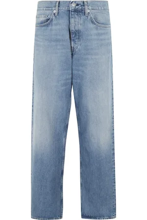 Sunflower Jeans, Herr, W33 L32, Läder, Stilren Löst Sittande Modekläder