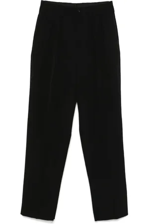YOHJI YAMAMOTO Byxor, Herr, L, Lyxiga ullbyxor med konstnärliga detaljer