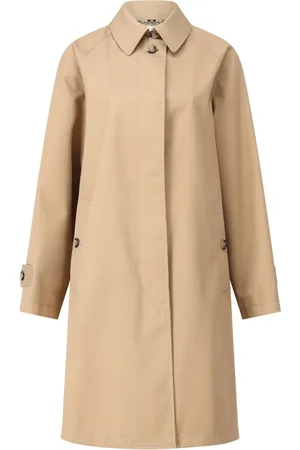 Sealup Kappa, Dam, XS, Elegant Trenchcoat med Moderna Detaljer