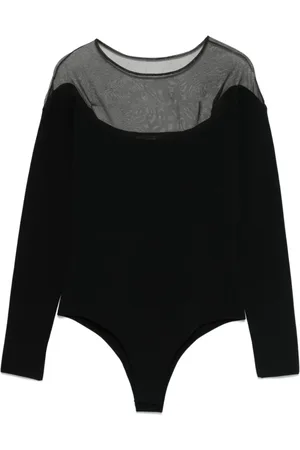 MUGLER Topp, Dam, M, Polyester, Stilren Långärmad Body