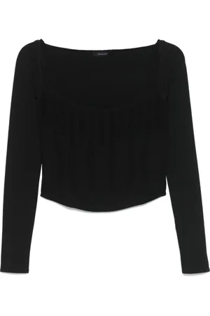 MUGLER Topp, Dam, L, Polyester, Madonna Neck Top