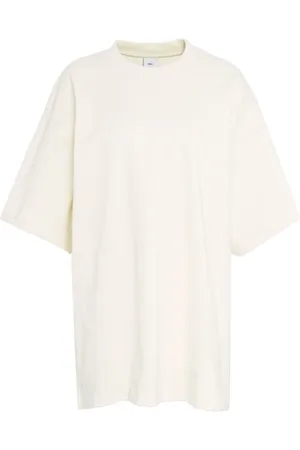 Won Hundred Topp, Dam, S, Bomull, Oversize T-shirt med Blommigt Tryck
