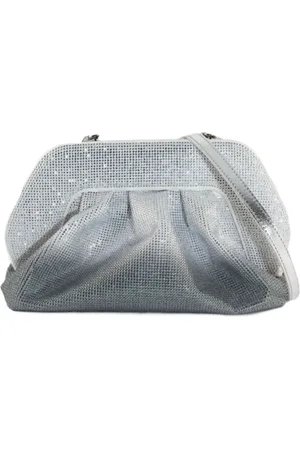 THEMOIRÈ Väska, Dam, ONE Size, Rhinestone Clutch Väska i Silver