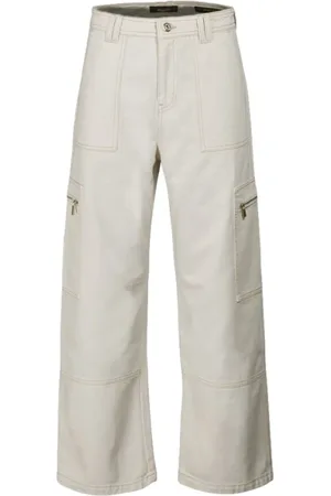 MOORER Jeans, Dam, W27, Bomull, Arys-43 Ecru
