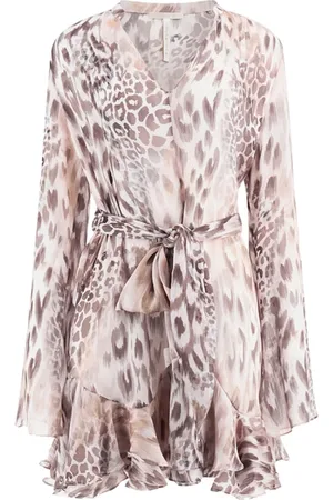 Guess Klänning, Dam, M, Beige Elegant Tulip Klänning