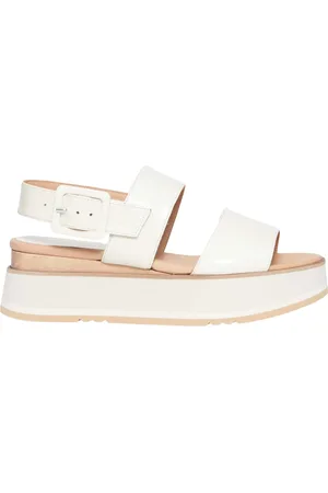 Paloma Barceló Skor, Dam, 40 EU, Beige Kilklack Sandaler Höj Stil