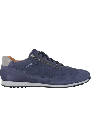 Mephisto Skor, Herr, 44 1/2 EU, Läder, Blå läder herrsneaker