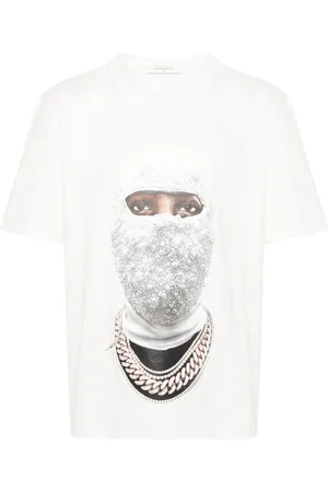 Ih Nom Uh Nit Topp, Herr, XL, Bomull, Vit Future Mask T-shirt med Logo