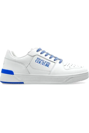 VERSACE Skor, Herr, 41 EU, Läder, Sneakers med logotyp