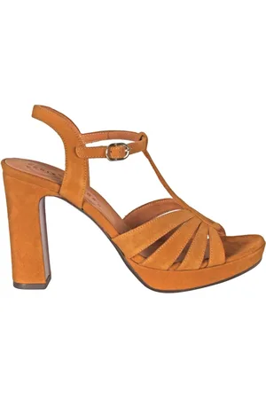 Chie Mihara Skor, Dam, 38 EU, Mocka, Sandal i mocka med ankelrem