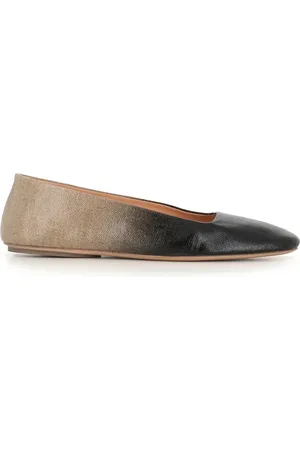 MARSÈLL Skor, Dam, 38 1/2 EU, Linne, Svart Ballerina Linne Platta Skor