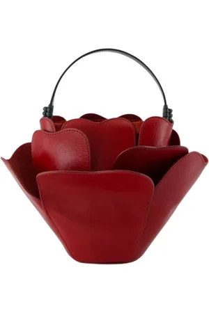 Staud Väska, Dam, ONE Size, Läder, Röd Läder Juliet Väska - Top Handtag