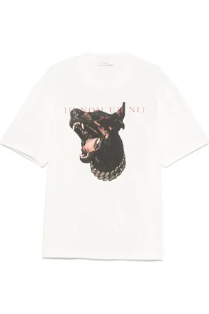 Ih Nom Uh Nit Topp, Herr, M, Bomull, Vit Logotyp Tryck Bomull T-shirt