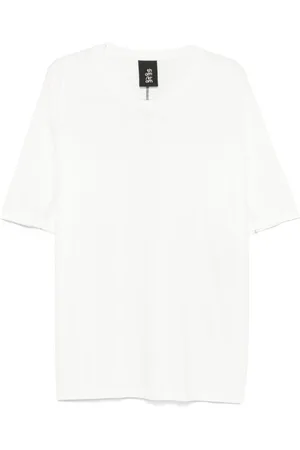 THOM KROM Topp, Herr, M, Vit Patch Detalj T-shirts och Polos