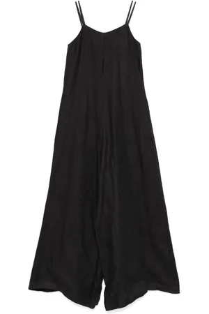 ALYSI Jumpsuits & Playsuits, Dam, 2Xs, Svart Klänning med Nyckelhålsdetalj