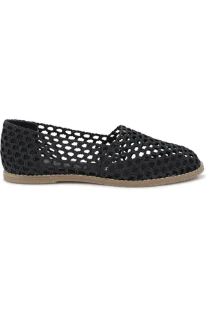 Paloma Barceló Skor, Dam, 39 EU, Läder, Svarta Rep Sandaler med Vävt Design