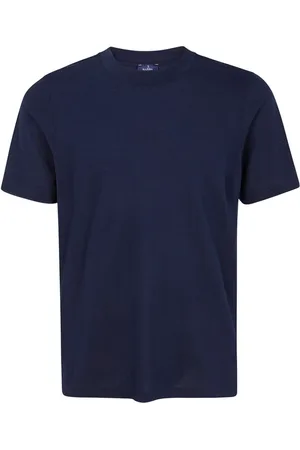 BARBA Topp, Herr, L, Blå Stilfull T-shirt och Polo