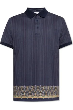 Etro Topp, Herr, M, Bomull, Mönstrad Pikétröja